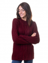 Об'ємний светр із косами